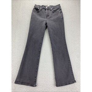 Madewell Women's Mid-Rise Kick Out Crop Flare Denim Jeans |  Size: 26